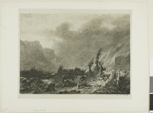 Alplandskap av Alexandre Calame