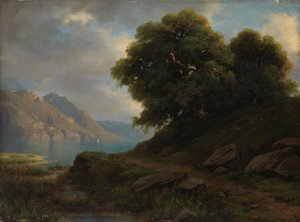 Alplandskap av Alexandre Calame