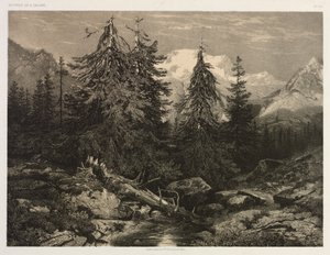Alpström av Alexandre Calame