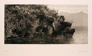 Genèvesjöns stränder av Alexandre Calame