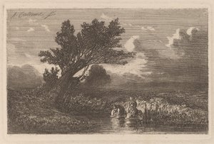 Tvätterskor av Alexandre Calame