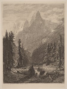 Bergsäng av Alexandre Calame