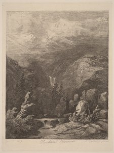 Bernese Oberland av Alexandre Calame