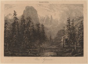 En gran av Alexandre Calame