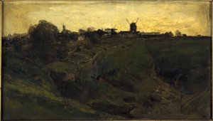 Vy över Montmartre, nordvästra sidan av Alexandre Defaux