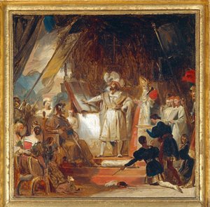 Francis I adlad av Bayard ... av Alexandre Evariste Fragonard