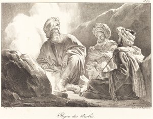 Resten av araberna av Alexandre Evariste Fragonard