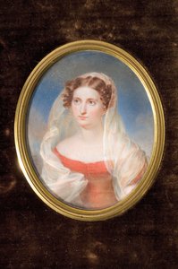Porträtt av grevinnan Dolly de Ficquelmont 1804-1863 av Alexandre François Louis Comte de Girardin