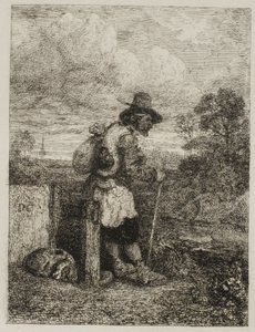 Beggar av Alexandre Gabriel Decamps