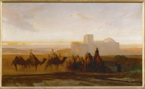 La caravane - husvagnen ... av Alexandre Gabriel Decamps
