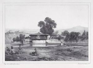 Turkisk barack, 1823-60. av Alexandre Gabriel Decamps