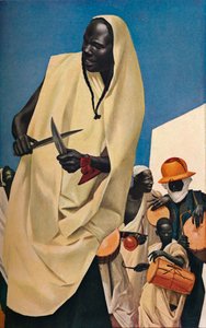 Kuli-Kuta-dansen, Niamey, 1926 av Alexandre Jacovleff