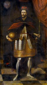 Porträtt av kung Wladyslaw II. Jagiello, 1677