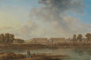 A View of Place Louis XV, c.1775-87 (olja på duk)