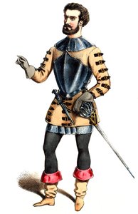 Auber - Haydée - Hermann Léon, rollen som Malipieri - litografi av Alexandre Lacauchie, 1847 av Alexandre Lacauchie