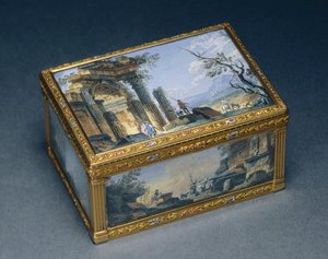 Rektangulär låda, ca 1840-50 av Alexandre Leferre