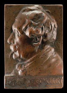 Edmond de Goncourt, 1822-1896, författare och kritiker, ca. 1891.