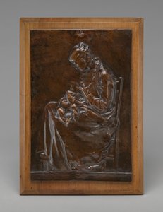 Maternity, eller ung kvinna som ammar ett barn, modell 1882.
