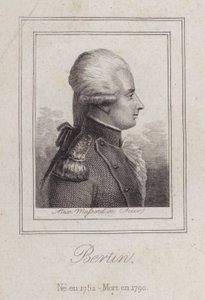 Antoine de Bertin, fransk poet (gravyr) av Alexandre Massard