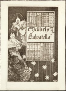 Ex-Libris F. Salvatella av Alexandre de Riquer