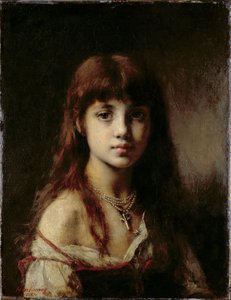 Konstnärens dotter, 1884 (se även 65310)
