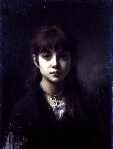 Konstnärens dotter, 1884 (se även 65312)