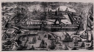 Solovetsky Transfiguration Monastery på Solovetsky Islands, 1744