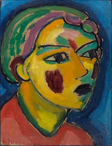 Poet Mystical Head, 1917.