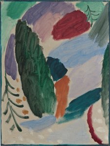 Frostiga dagen, 1915. av Alexej von Jawlensky