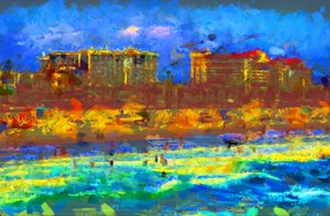 Beach,2020,(blandteknik)