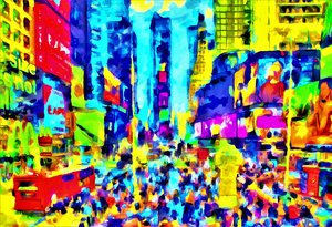 Emanationer, 2020 (blandteknik) av Alexei Makhov