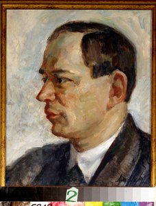 Porträtt av kompositören Vissarion Shebalin (1902-1963) av Alexei Nikolayevich Arzhenikov