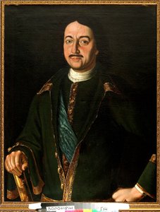 Porträtt av kejsaren Peter I den store av Alexei Petrovich Antropov
