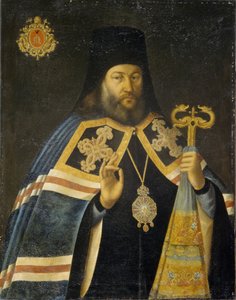 Theodosius Yankovsky, ärkebiskop av St. Petersburg och Prior av Alexander Nevsky-klostret, 1770-talet av Alexei Petrovich Antropov
