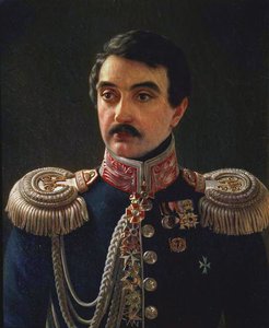 Porträtt av kompositören Alexis Lvov (1798-1870)