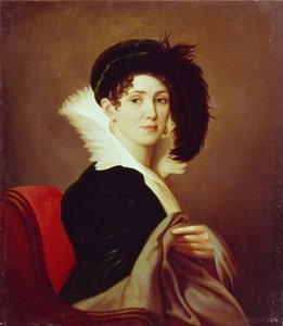 Porträtt av Maria Petrovna Buyalskaya, 1824 av Alexei Yegorovich Yegorov