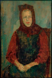 Bondflicka med motorhuv av Alexej von Jawlensky