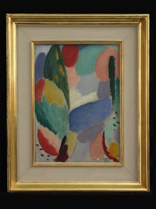 Blue Street, 1916 av Alexej von Jawlensky