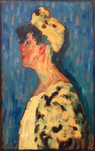 Marianne von Werefkin i profil av Alexej von Jawlensky
