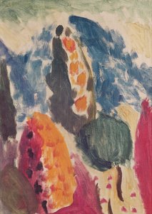 Variation IV, 1916 av Alexej von Jawlensky