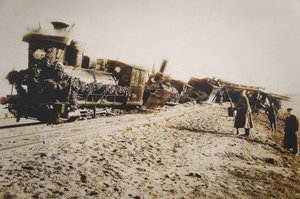 Borkitågkatastrofen den 29 oktober av Alexey Mikhaylovich Ivanitsky