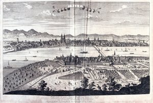 Bale, Schweiz, av A.H. Jaillot i "Atlas Français" - Paris