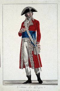 A Prefet in Red Costume Gravering av Alexis Chataignier (1772-1817) av Alexis Chataigner