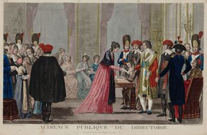 Offentlig utfrågning av katalogen, ca 1797. av Alexis Chataignier