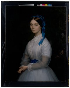 Porträtt av Mademoiselle Mathilde de Nédonchel