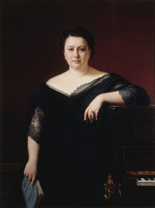 Porträtt av operasångerskan Marietta Alboni 1826-1894, 1870.