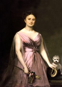 Porträtt av Hortense Schneider av Alexis Nicolas Perignon