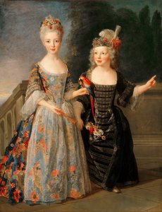 Catherine-Eléonore-Eugènie de Béthisy, framtida prinsessa av Montauban, och hennes bror Eugène de Béthi
