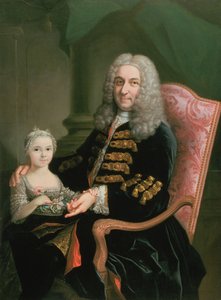 Dubbelporträtt av Alexis Simon Belle