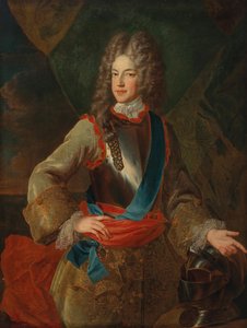 Porträtt av prins James Francis Edward Stuart, med smeknamnet The Old Pretender, 1710-talet.